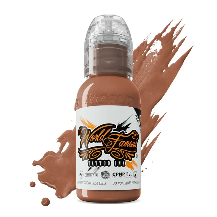 Tan Peach  World Famous Ink