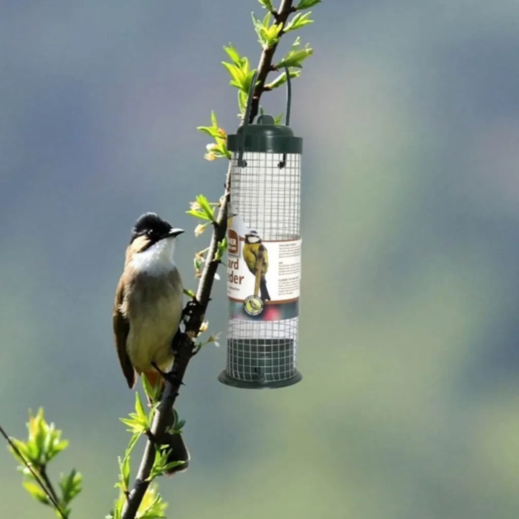 Fashionable Hanging Plastic Mesh Bird Feeder
