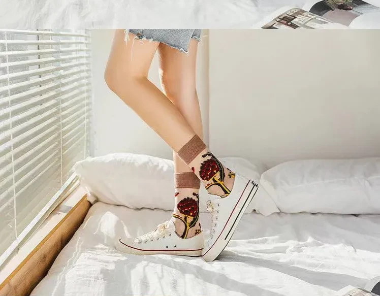 Sunflower Mesh Gauze Breathable Stockings