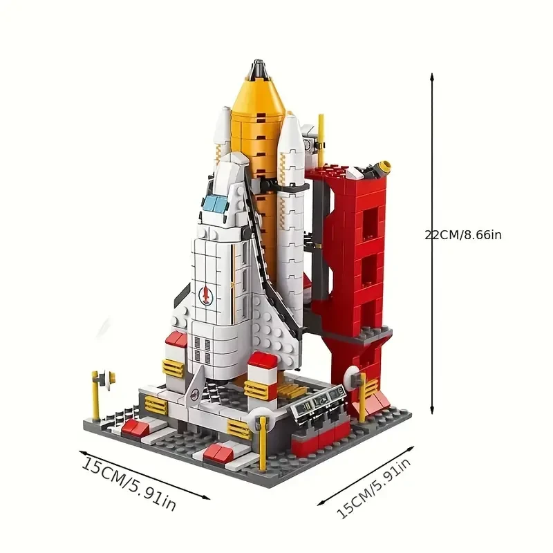 Spacecraft Rocket Building Block Set