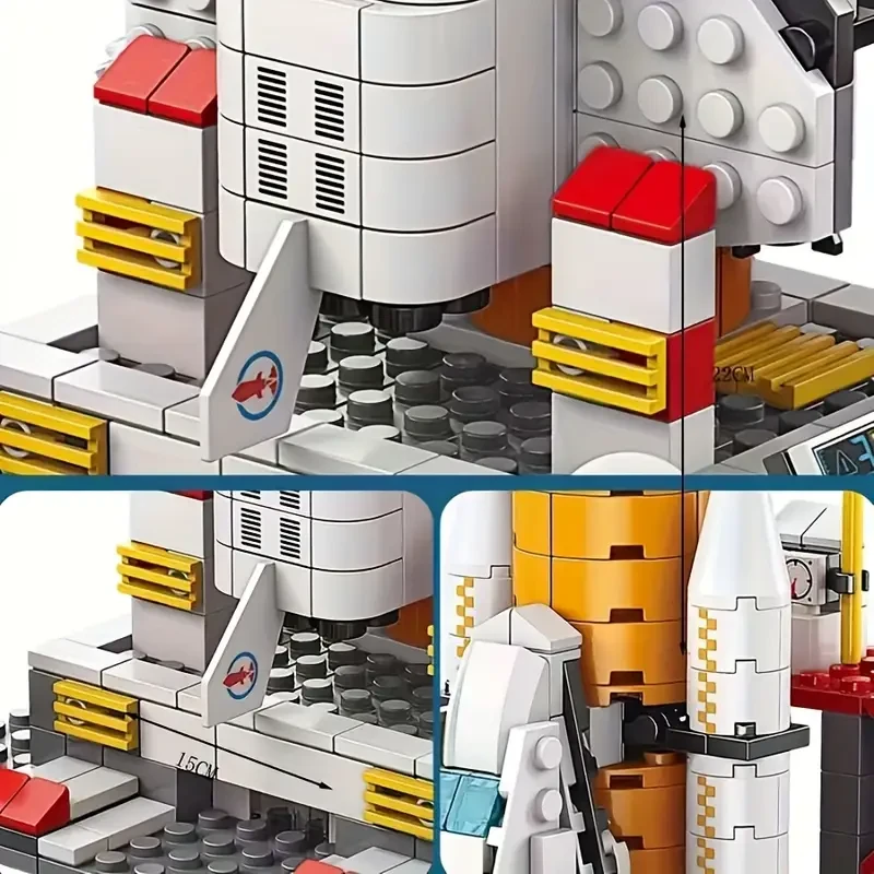 Spacecraft Rocket Building Block Set