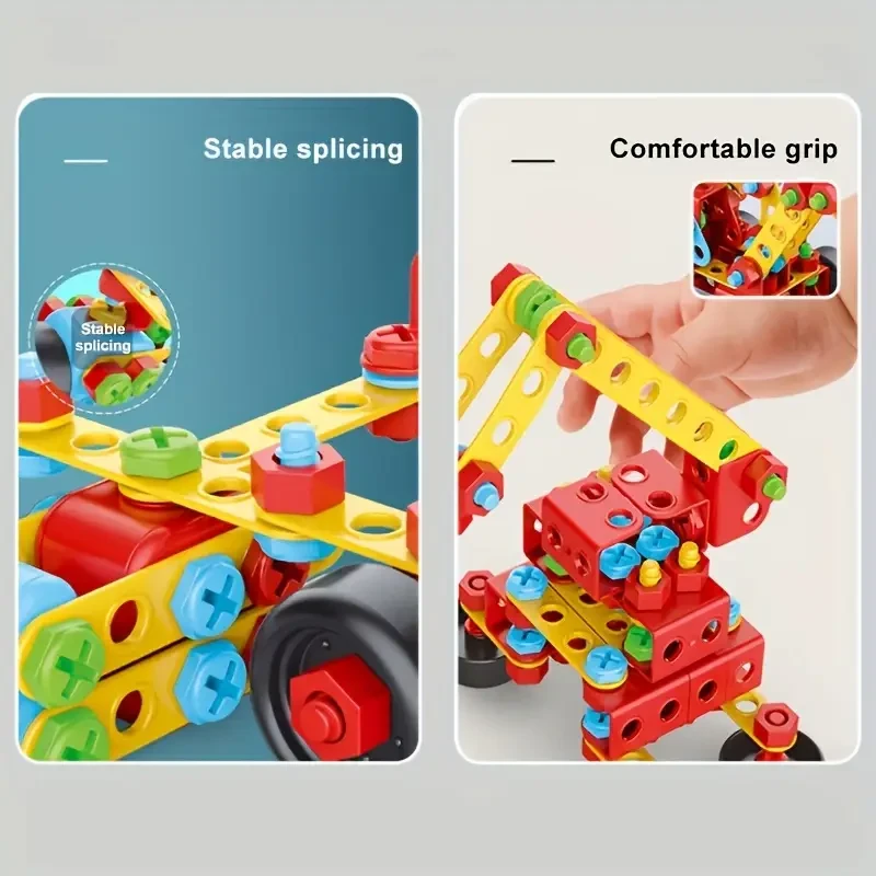 287pcs Educational Building Blocks Set with Screwdriver