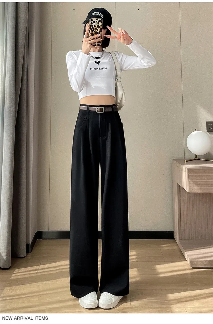 High Waisted Black Pants