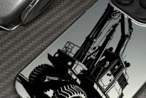 Excavator IPhone16Pro Phone Case Laser