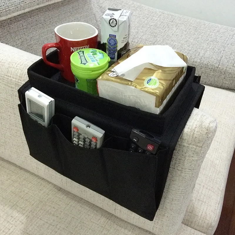 Home Sofa Handrail Hanging Storage Bag