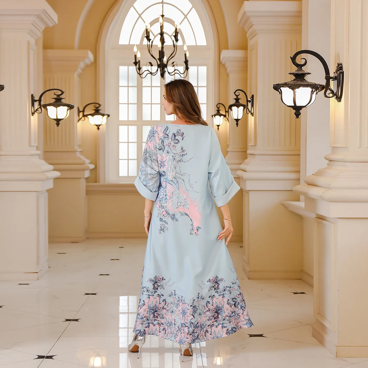 Muslim Middle East Abaya Robe Women's Clothing