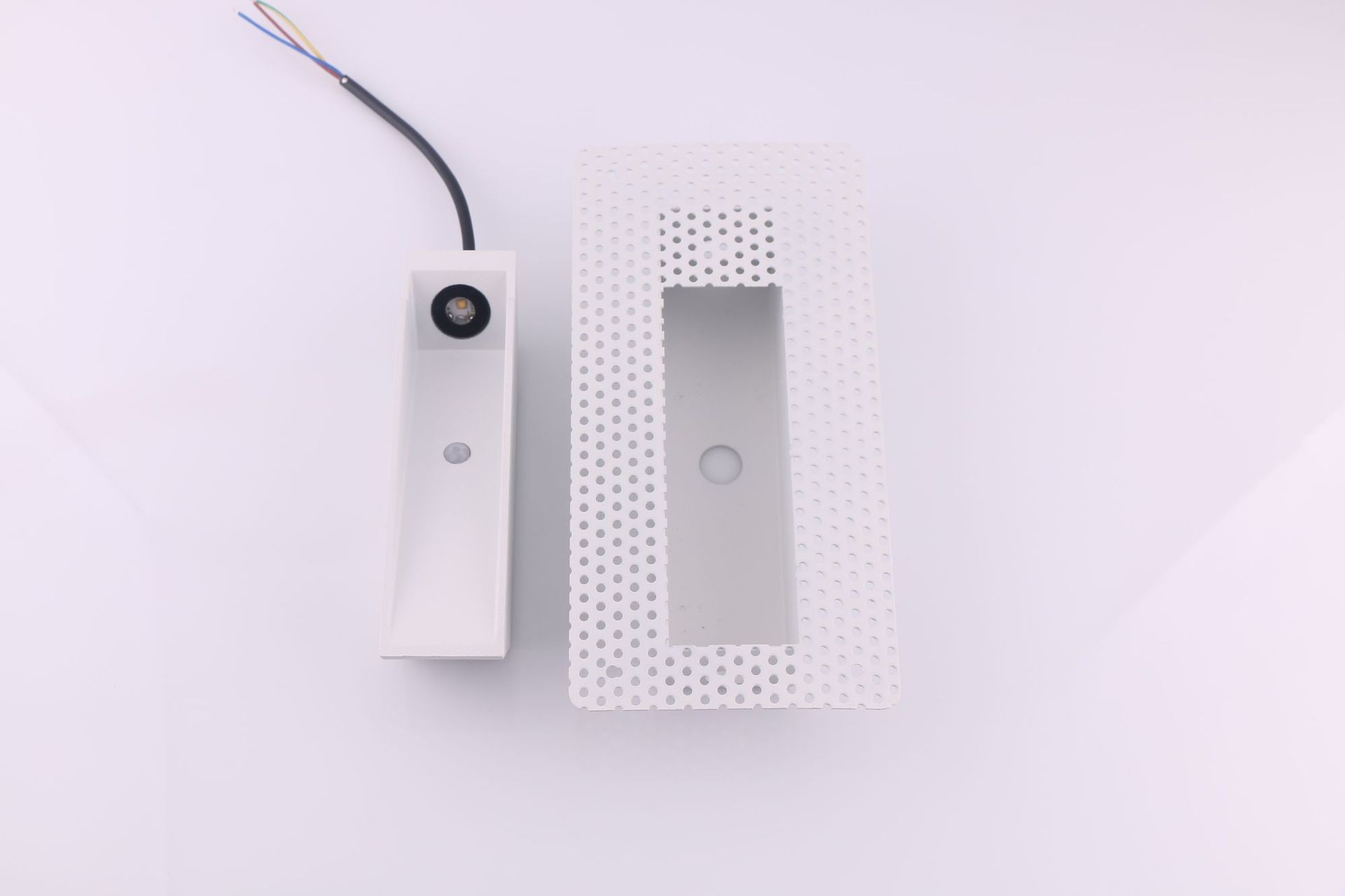 Frameless Waterproof Magnetic Long Square Stair Aisle Intelligent Induction Wall Lamp