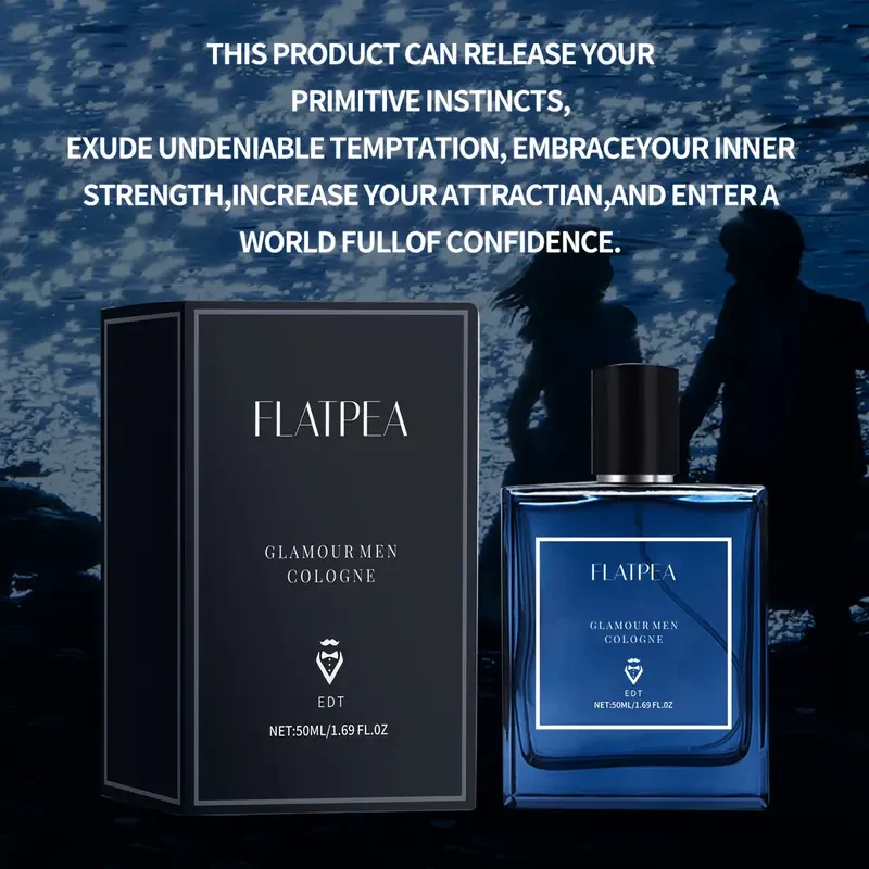 Men's Pheromone Long-Lasting Cologne with Woody Fragrance
