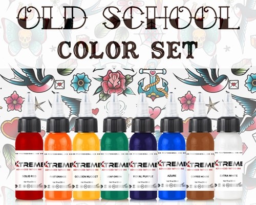 Old School Color Set  Xtreme Ink