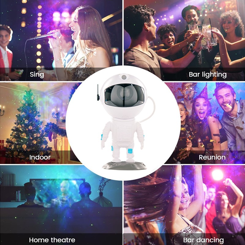 Astronaut Star Projector Night Light