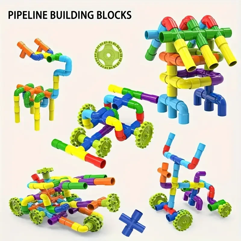 52pcs Tube Building Blocks