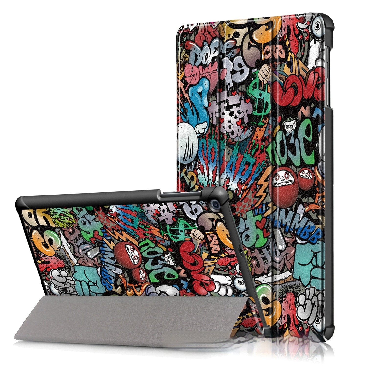 Leather Tablet Protective Cover Flip Cover Tri-fold