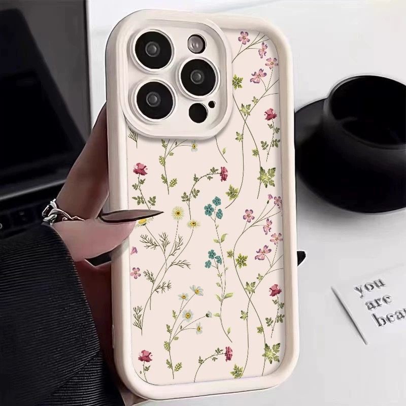 Line Flower Phone Case Photo Frame