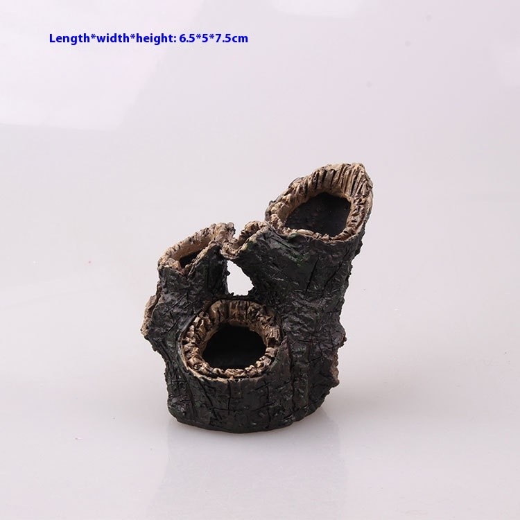 Fish Tank Landscape Submerged Wood Shrimp Pot Dried Wood Resin Crafts Decoration Ornaments