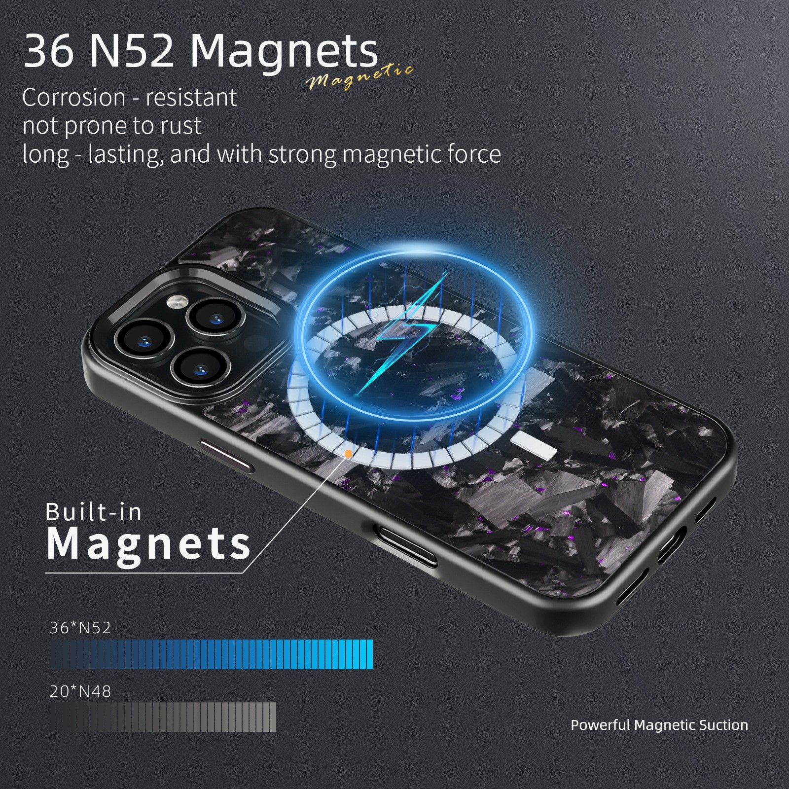 Metal Frame Forged Pattern Mobile Phone Protective Shell