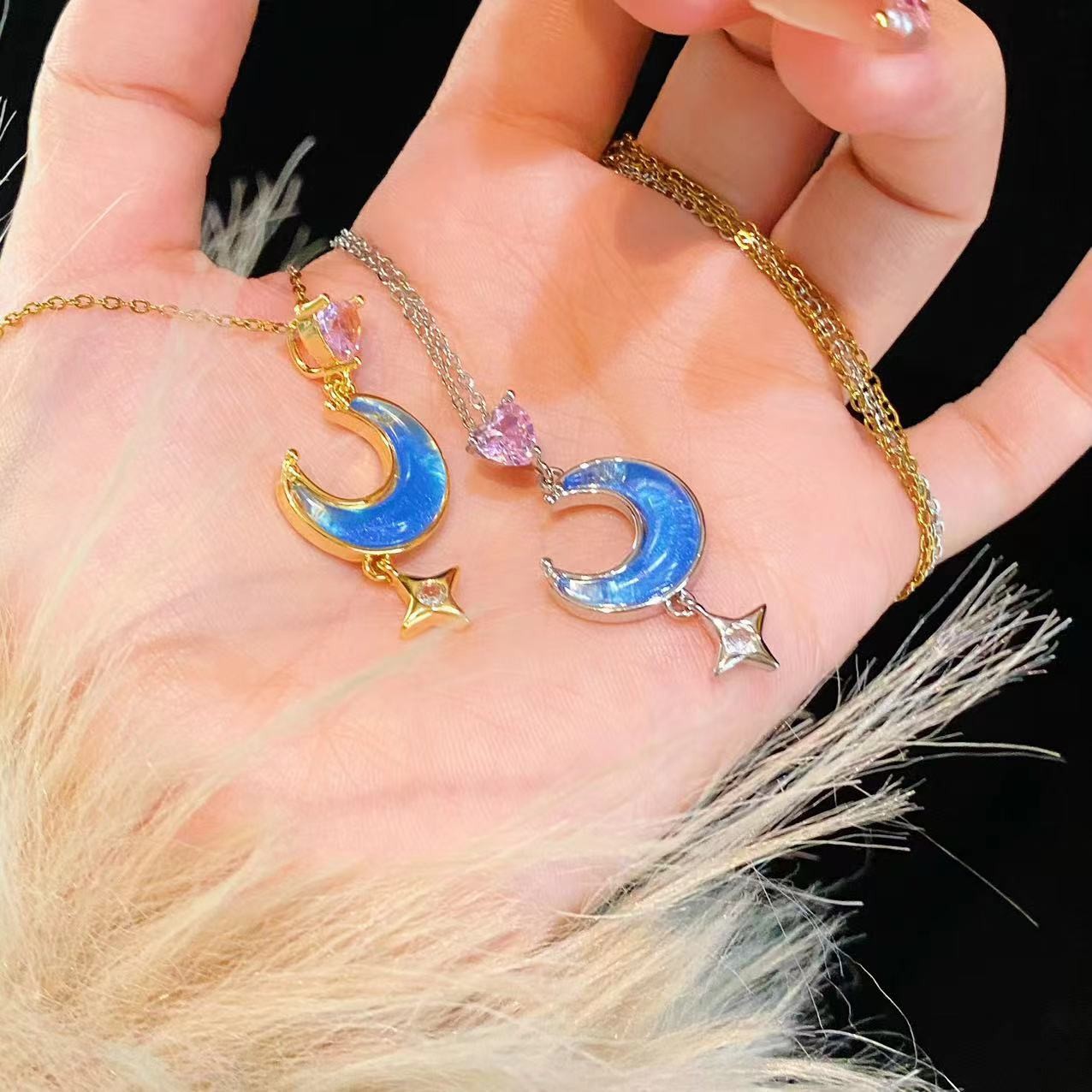 Star And Moon Pendant Light Luxury Minority Design