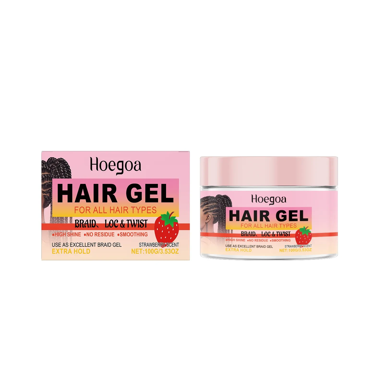 Hair Braiding Styling Gel