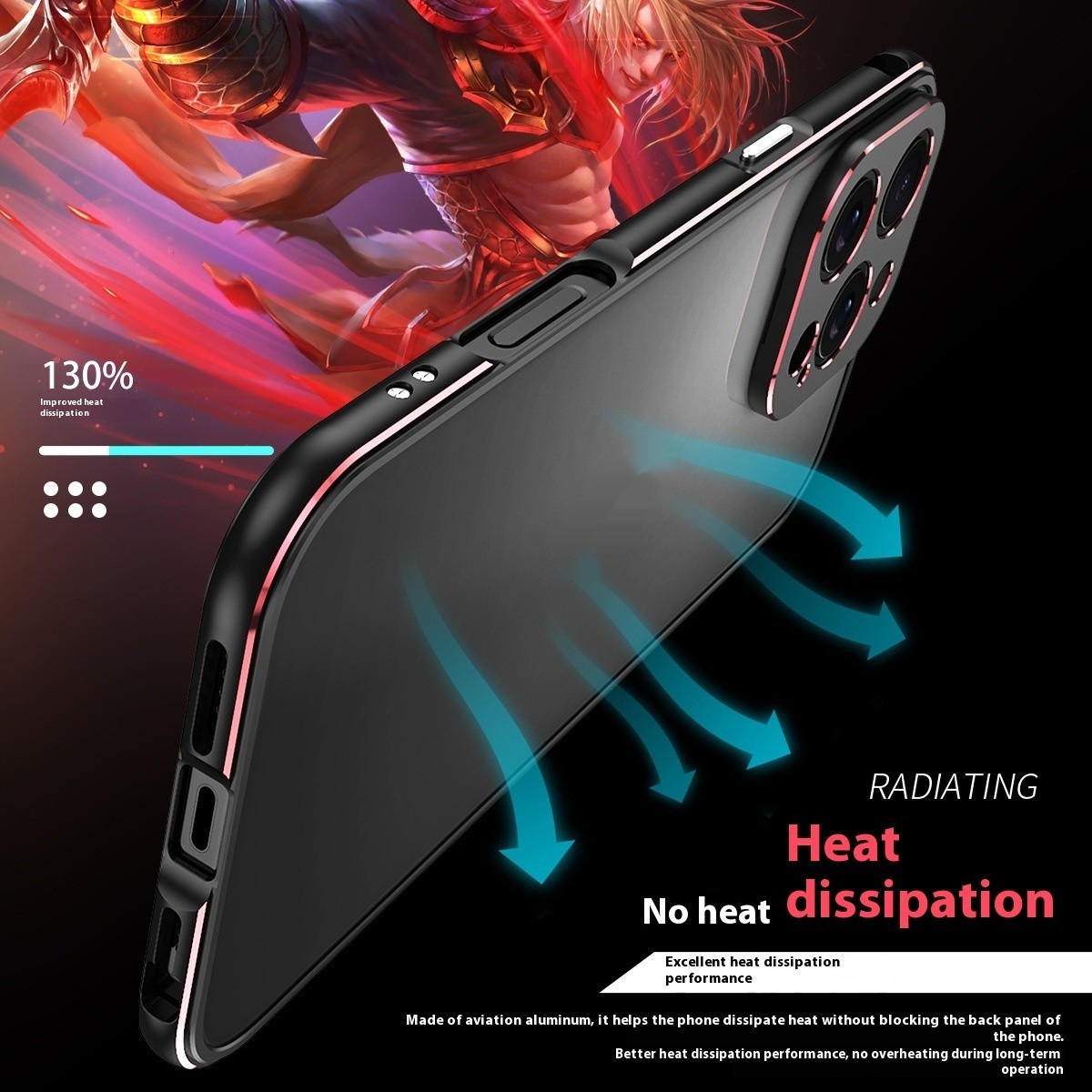 Suitable For IPhone16pro Metal Frame Thin High-grade Phone Case