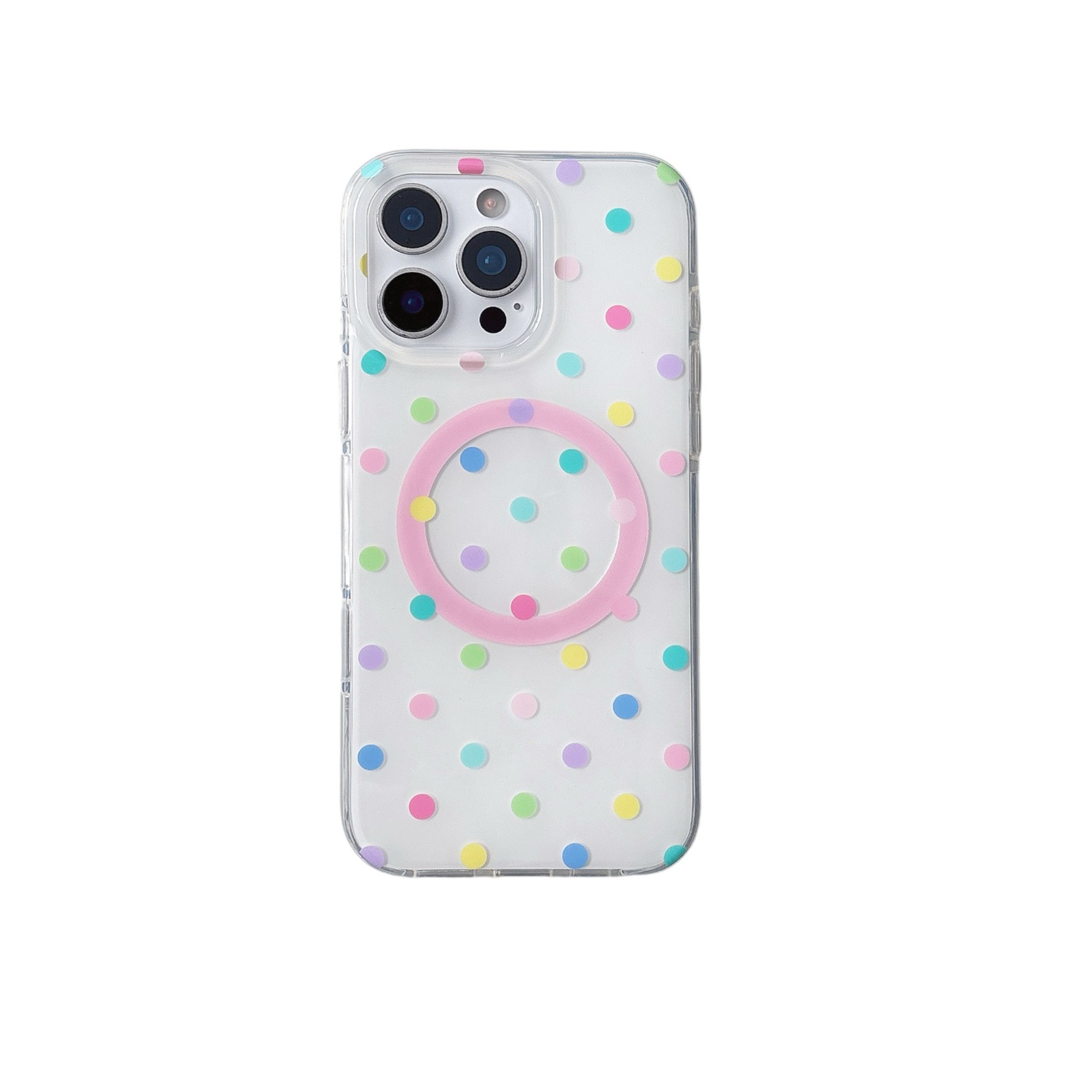Polka Dot Phone Case Magnetic Bracket
