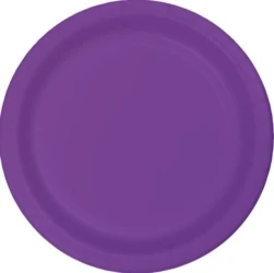 Amethyst Purple Lunch Plates Paper 18cm - Pack of 24