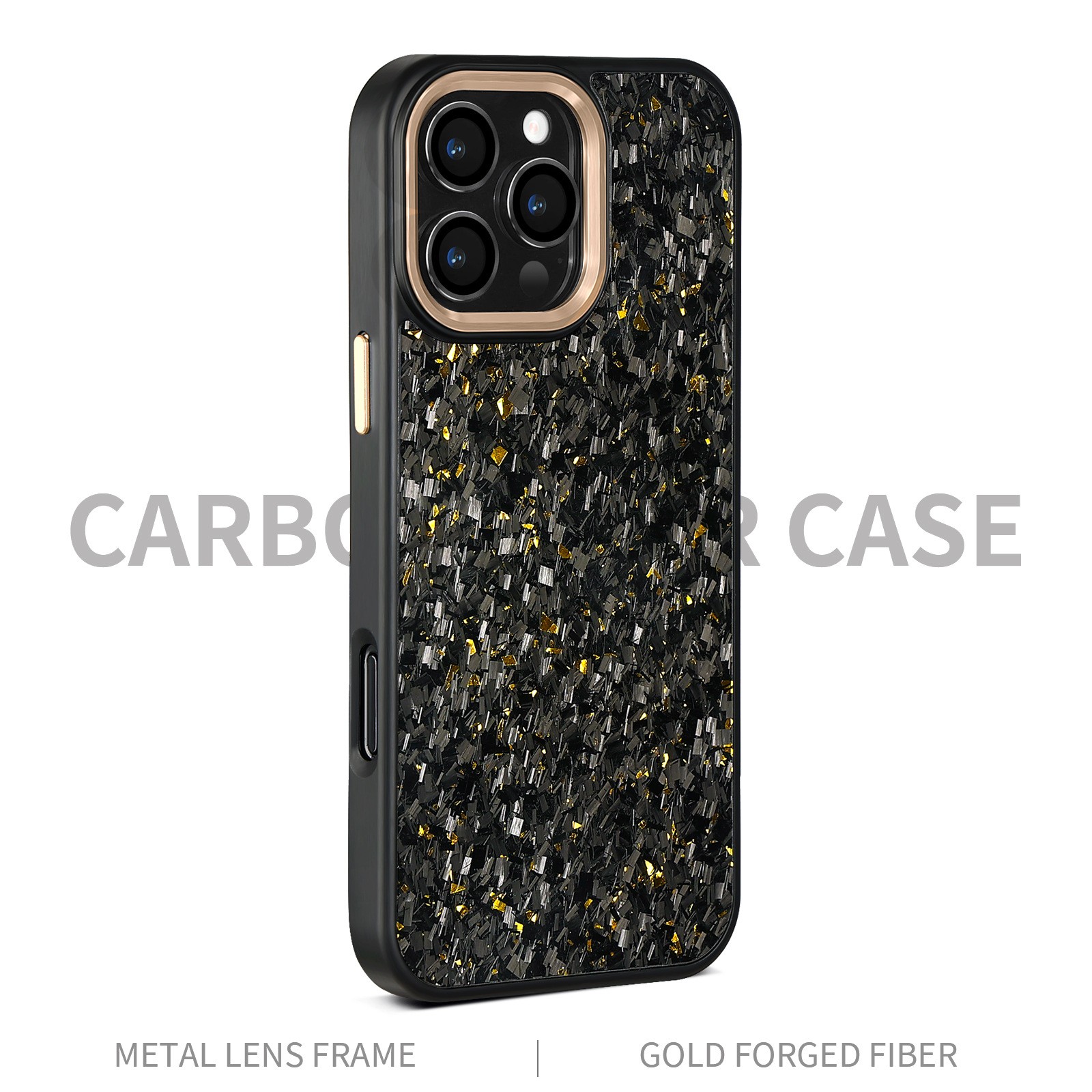 New Metal Frame Carbon Fiber Phone Shell