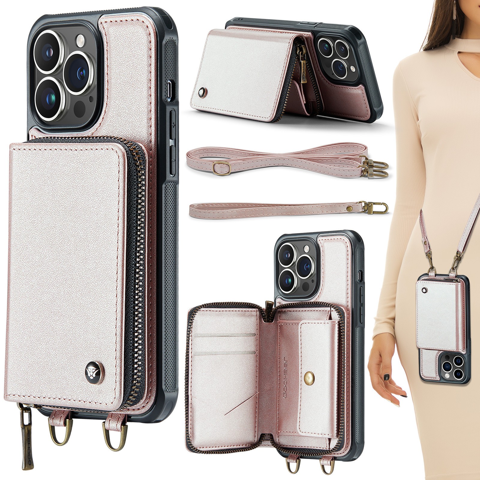 Phone Case Crossbody Card Holder