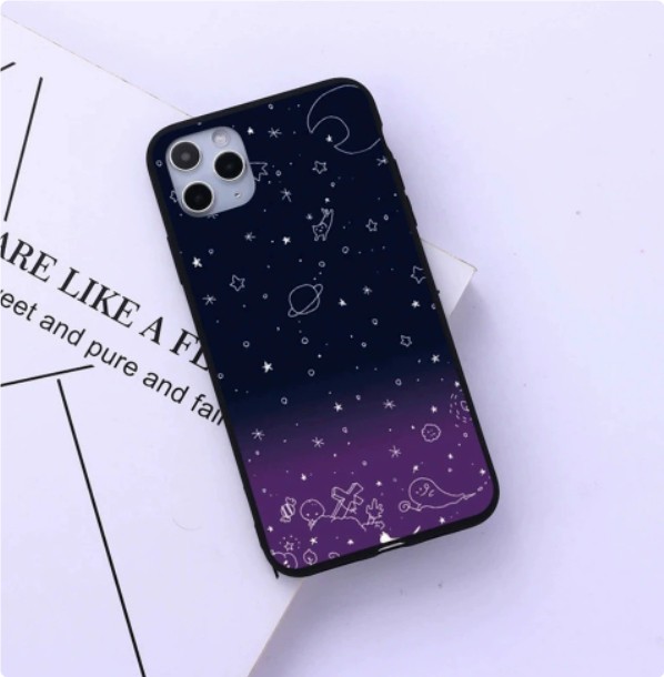 Creative Cartoon Planet Stars Phone Case