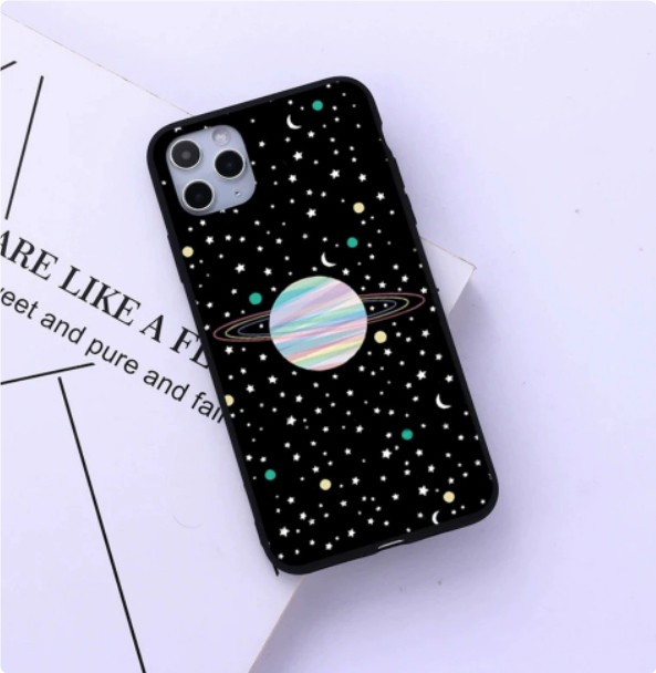 Creative Cartoon Planet Stars Phone Case