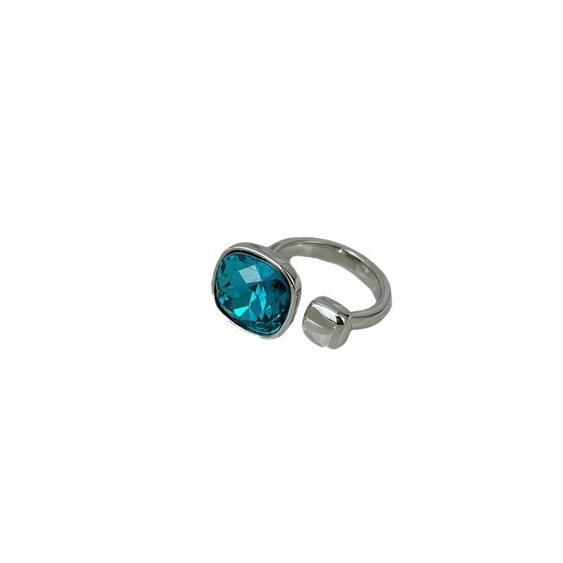 Blue Gemstone Fashionable Index Finger Ring