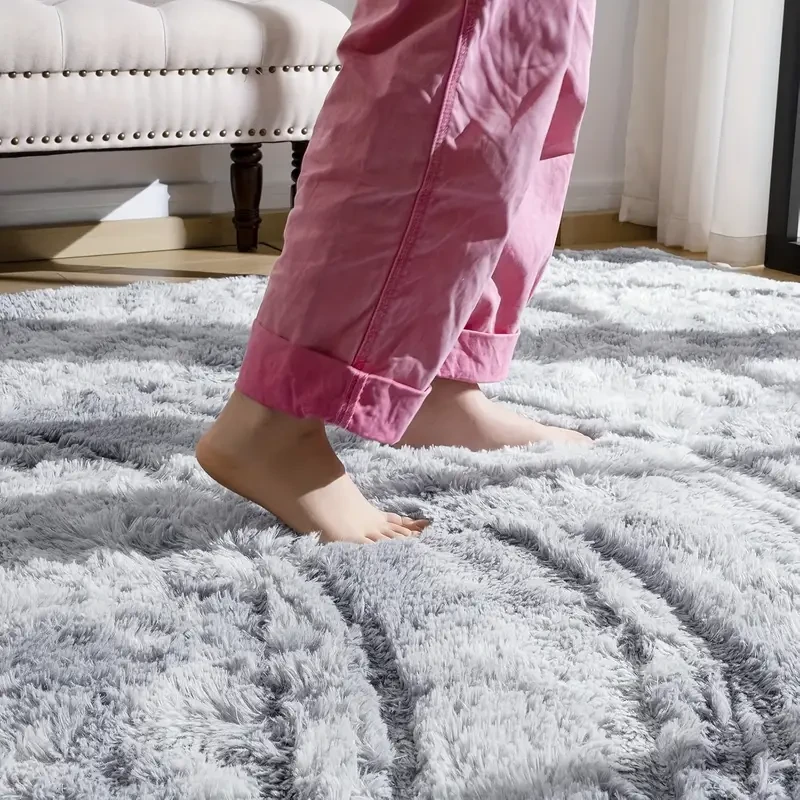 Tie-Dye Shaggy Carpet