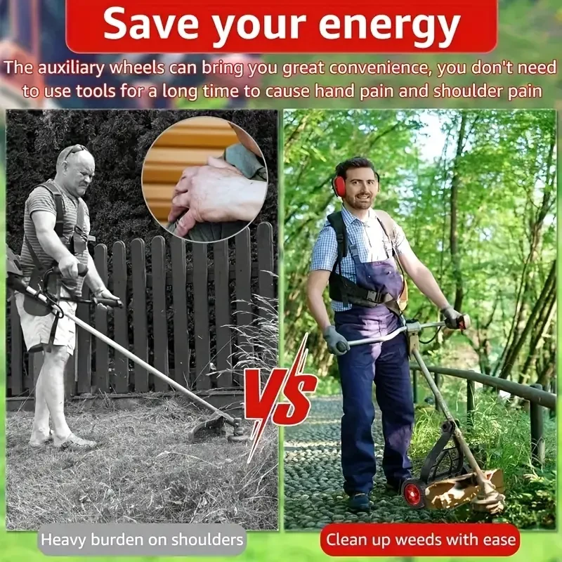 Adjustable Support Wheel for Push Mowers