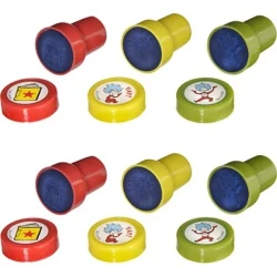 Dr Seuss Cat in the Hat Stampers Assorted Designs - Pack of 6