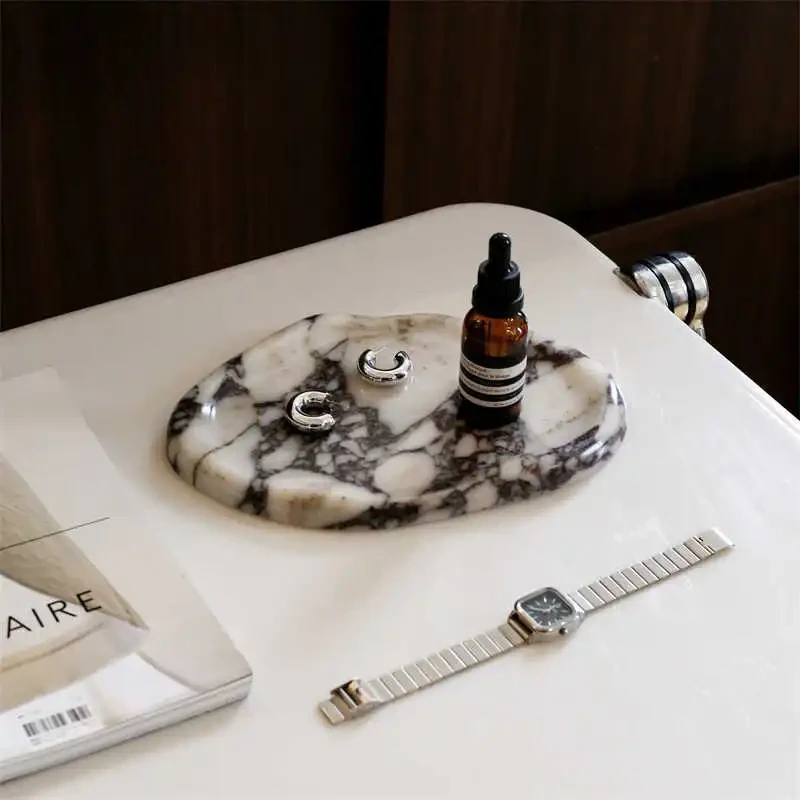 Oval Marble Tray