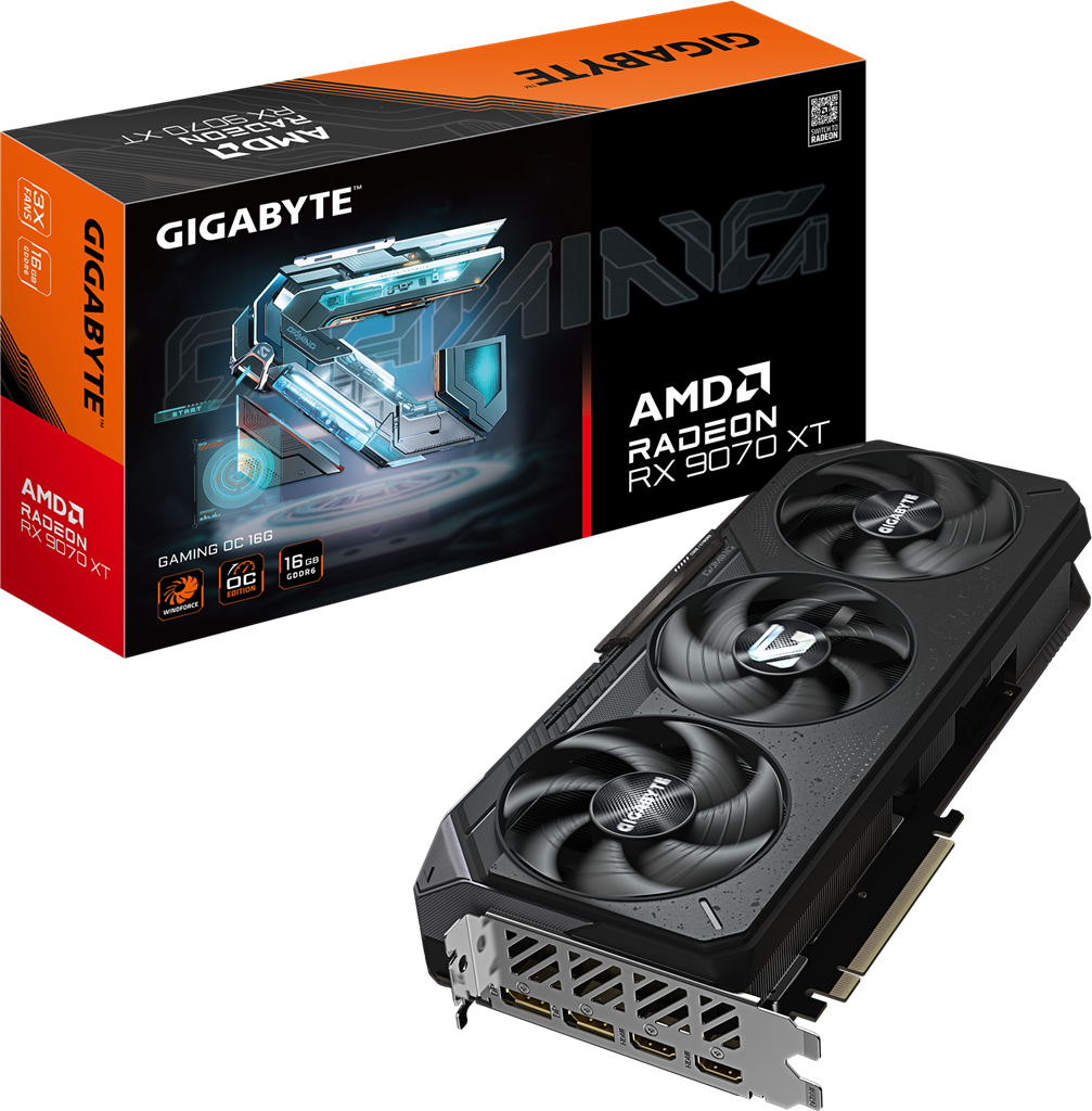 Gigabyte GV-R9070XT Gaming OC-16GD 16GB PCIE Graphics Card