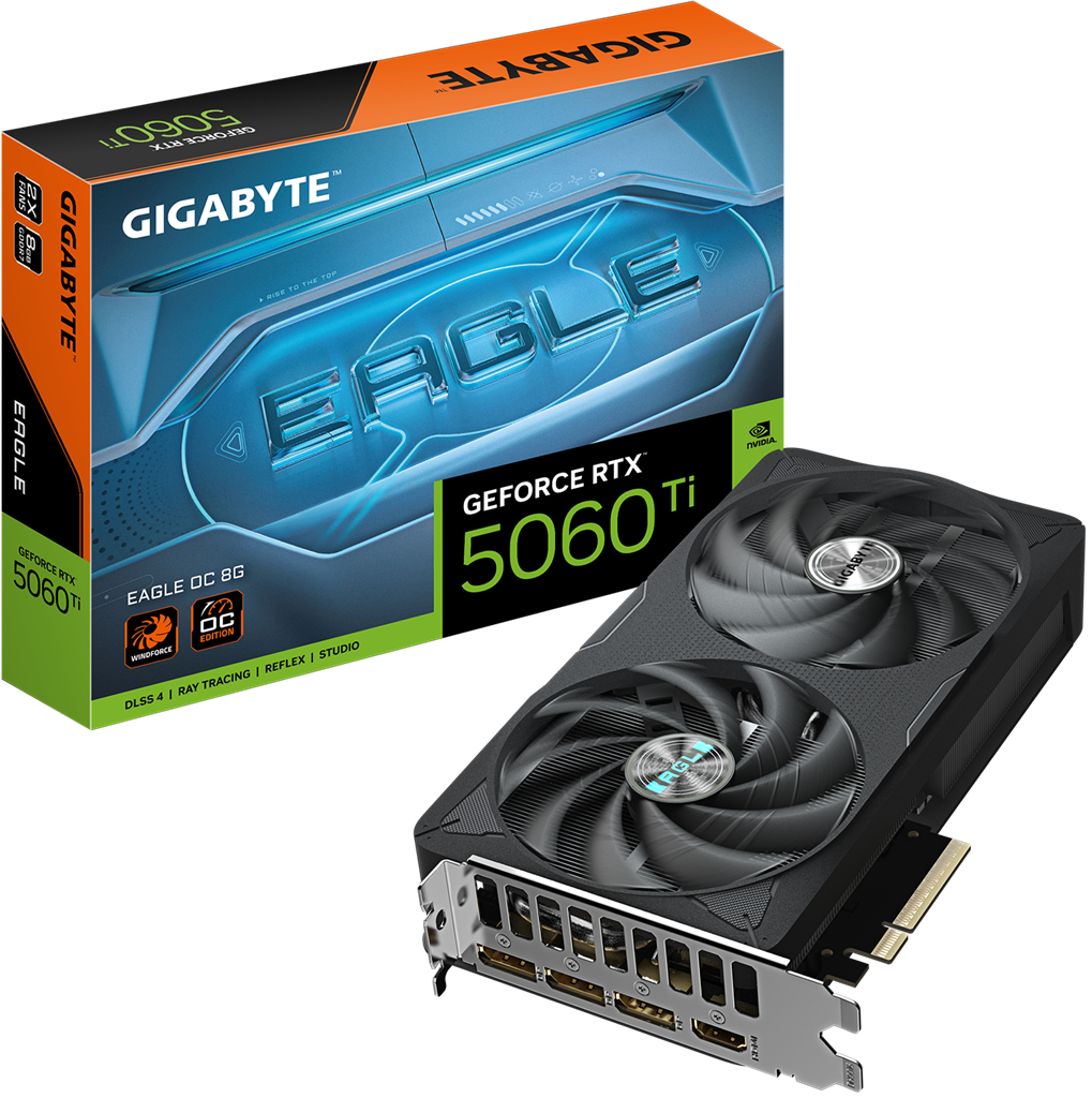 Gigabyte GV-N506TEAGLE OC-8GD RTX5060TI 8GB PCIE Graphics Card