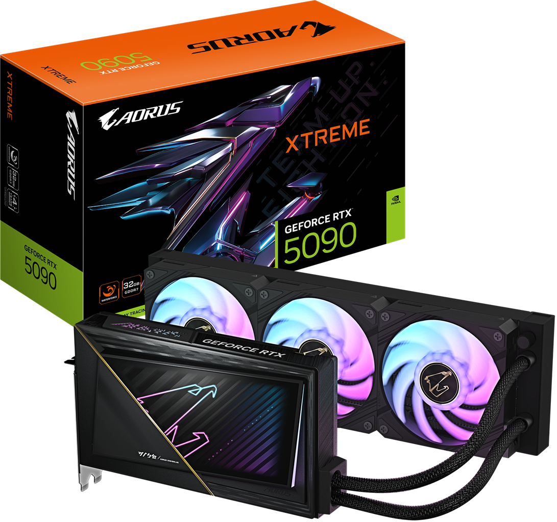 Gigabyte GV-N5090AorusX W-32GD RTX5090 32GB GDDR6X PCIE Graphics Card
