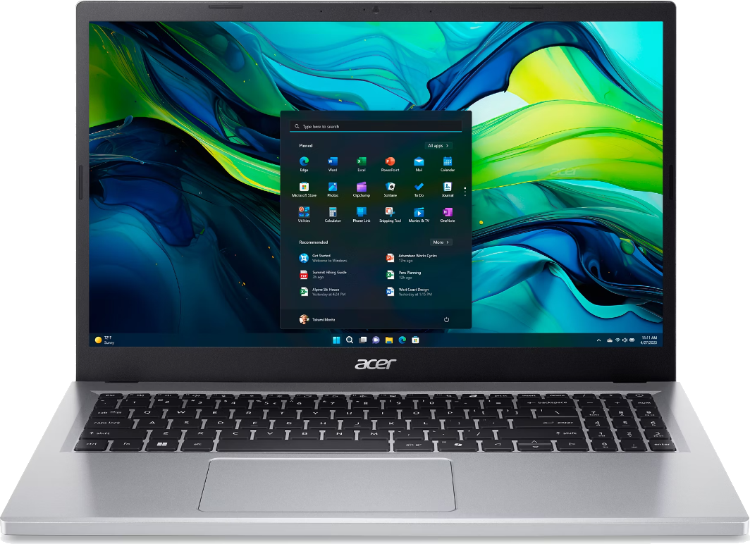 Acer Aspire Go AG15-31P 15.6" FHD Core 3 N355 8GB 512GB W11H Notebook