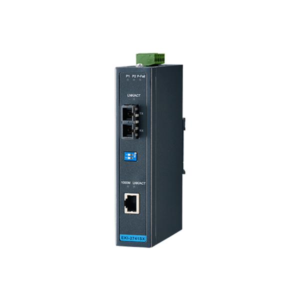 Advantech EKI-2741SX-BE Giga Ethernet to 1000Base-SX Fibre