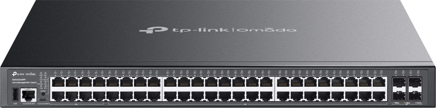 TP-Link SG5452XMPP 48 Port Gigabit Omada PoE++ 4xSFP+ Switch