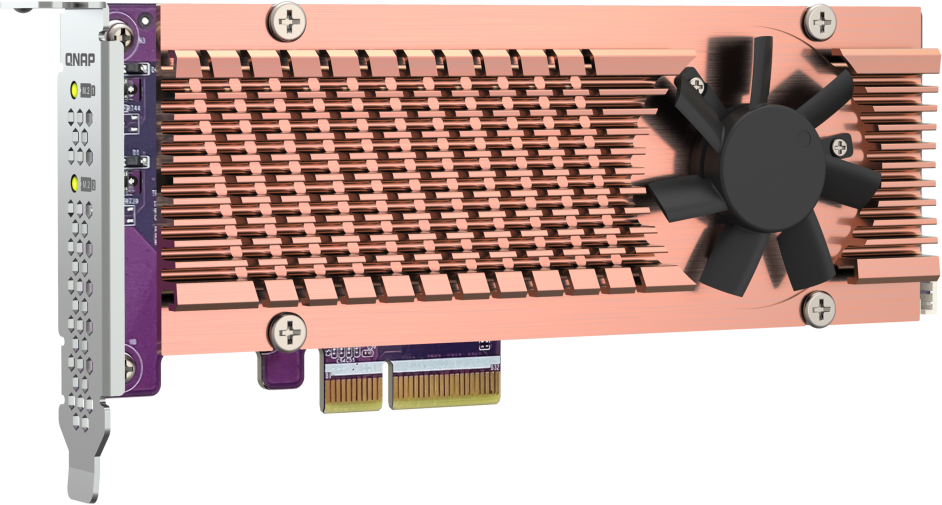 QNAP QM2-2P-344A Dual M.2 PCIe Expansion Card
