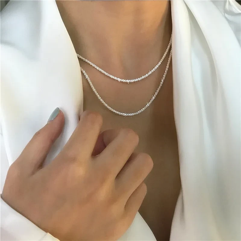 Pure Silvery Necklace