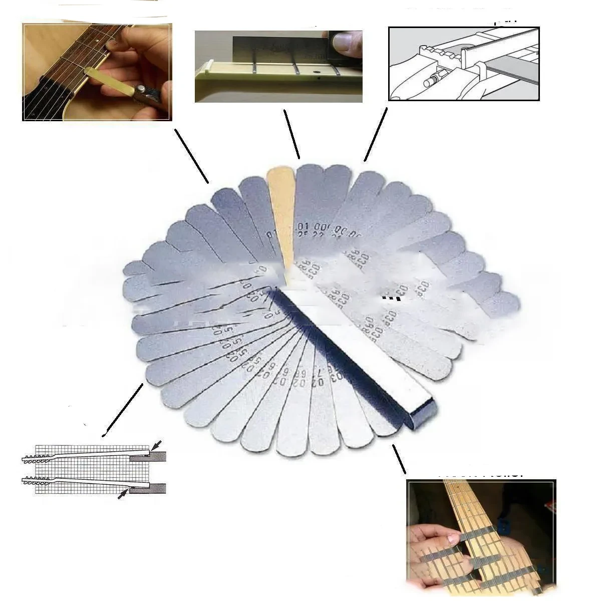 16 Blades Feeler Gauge