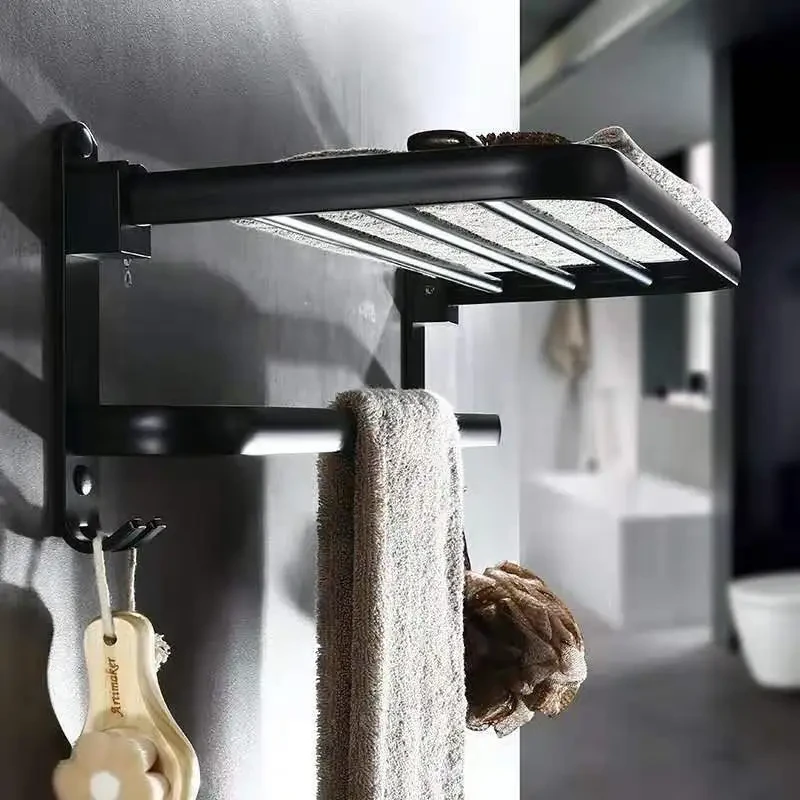 A Towel Hanging On A Rack
