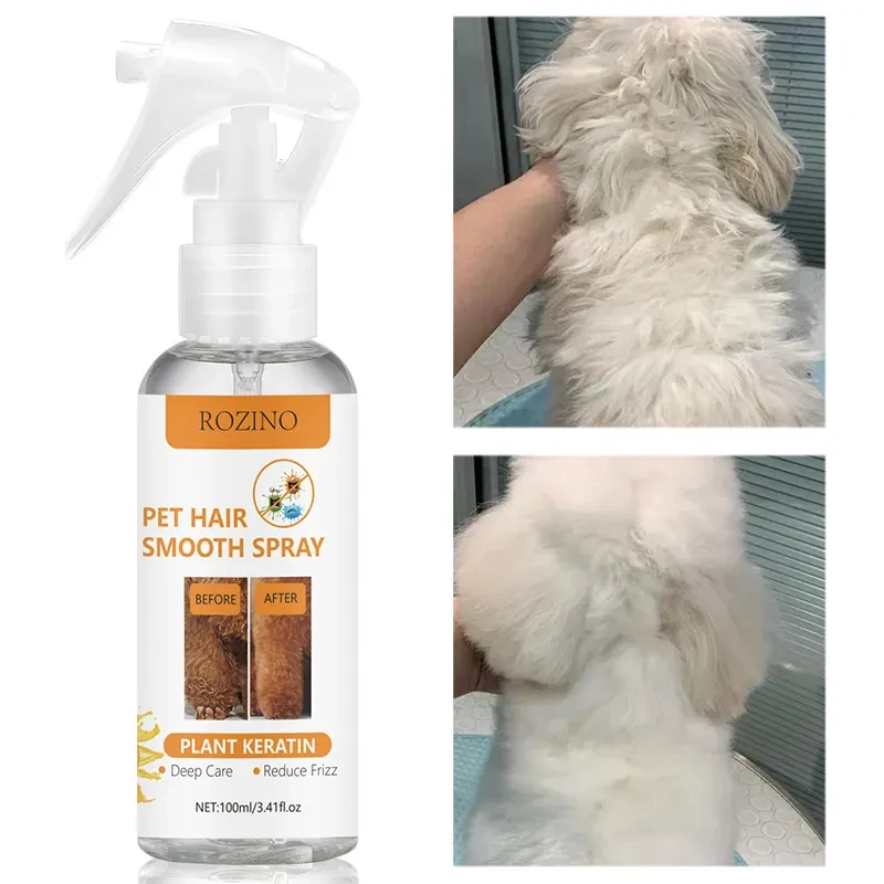 Pet-specific Anti-static Anti-knotting Soft Odor Removing Hair Fluffy
