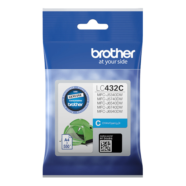 Brother LC432C Cyan Ink Cartridge