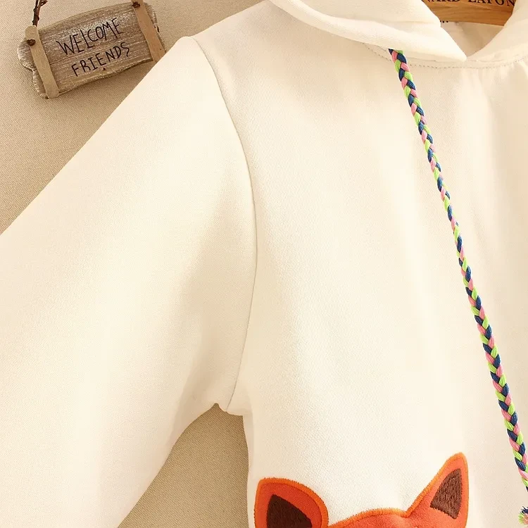 A White Fox Hoodie