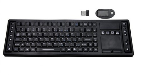 Inputel SK310-WL Silicon IP68 Wireless Keyboard + Trackpad - USB