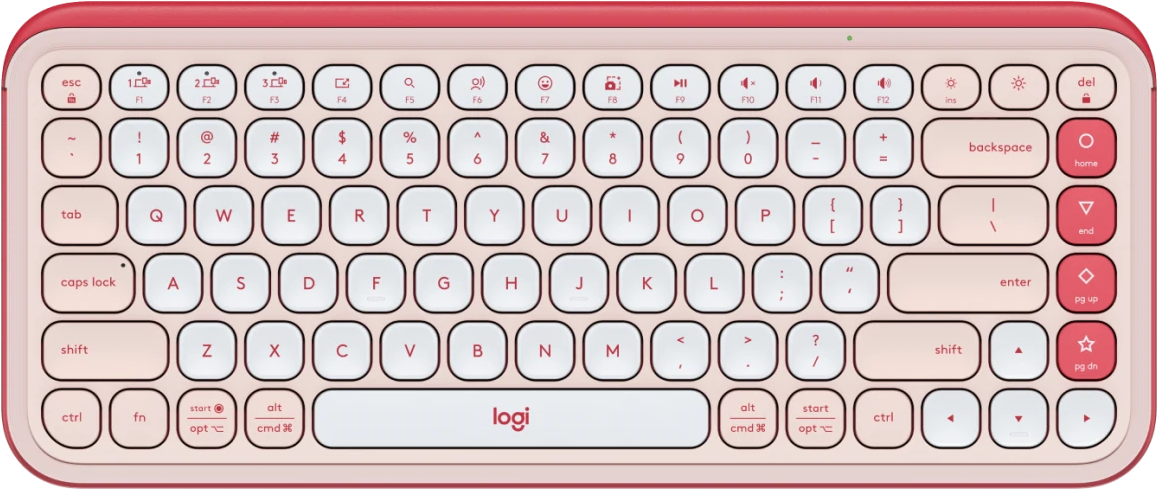 Logitech POP Icon Keys wireless keyboard - Rose