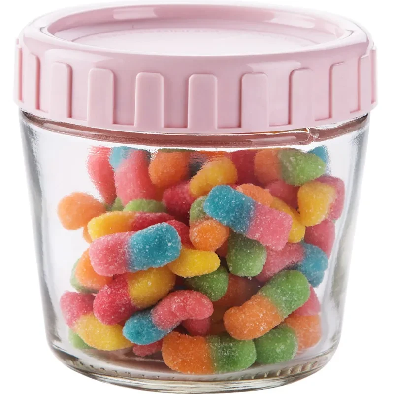 Glass Jar With Plastic Lid