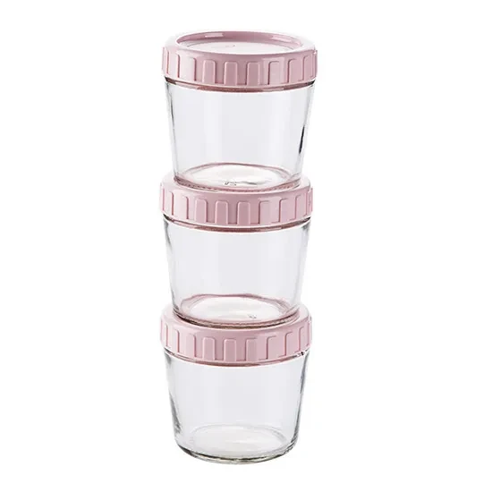 Glass Jar With Plastic Lid